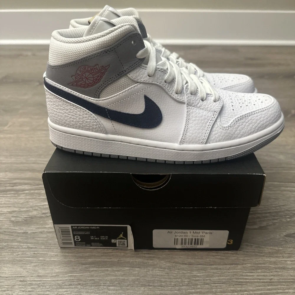 Size 8 - Air Jordan 1 Mid Paris